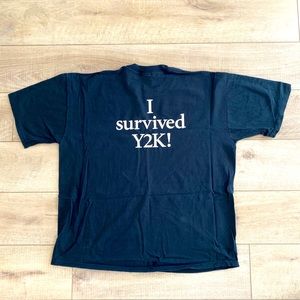 WRQ Express 2000 Software Manager, I Survived Y2K Mens T Shirt, Size XL. Vintage